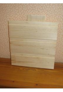 Fasebrett mit Trapezprofil